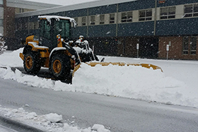 Chargement et transport de neige
